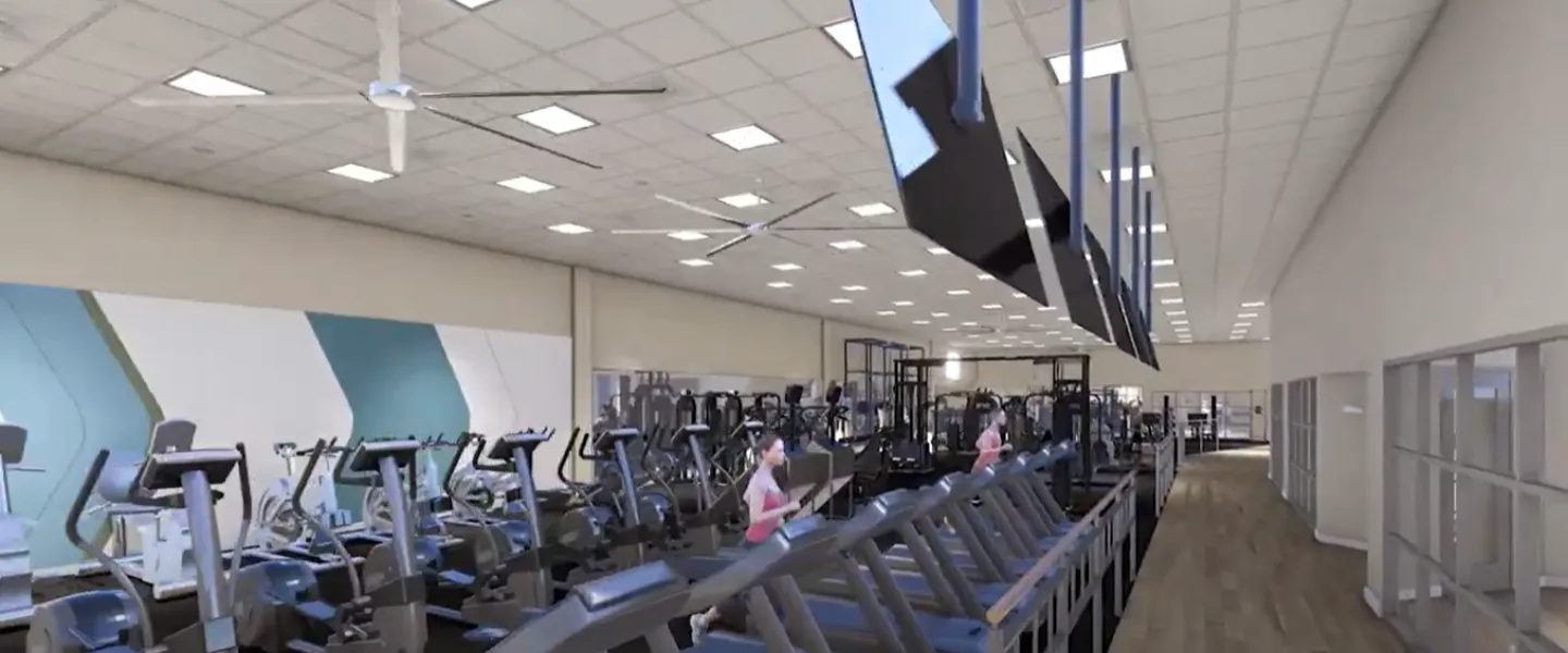 cardio area of the YMCA